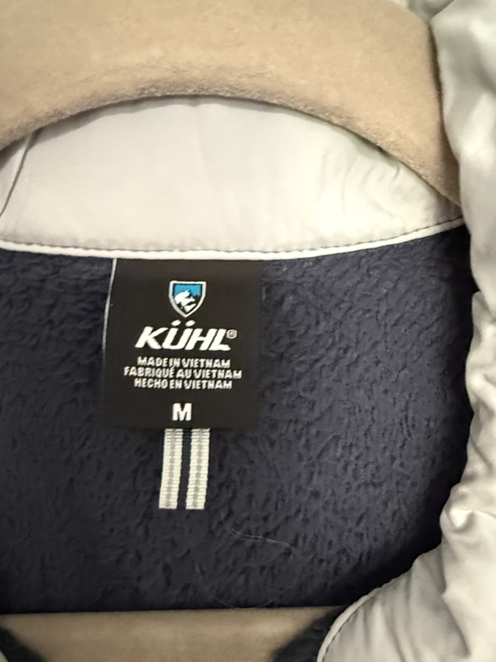 KÜHL Women’s Light Gray/Blue “THE ONE”Quilted Vest - Picture 3 of 14